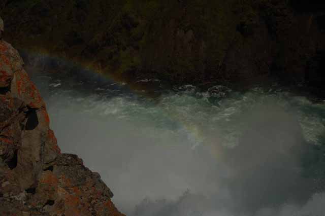 The Upper Falls with rainbow